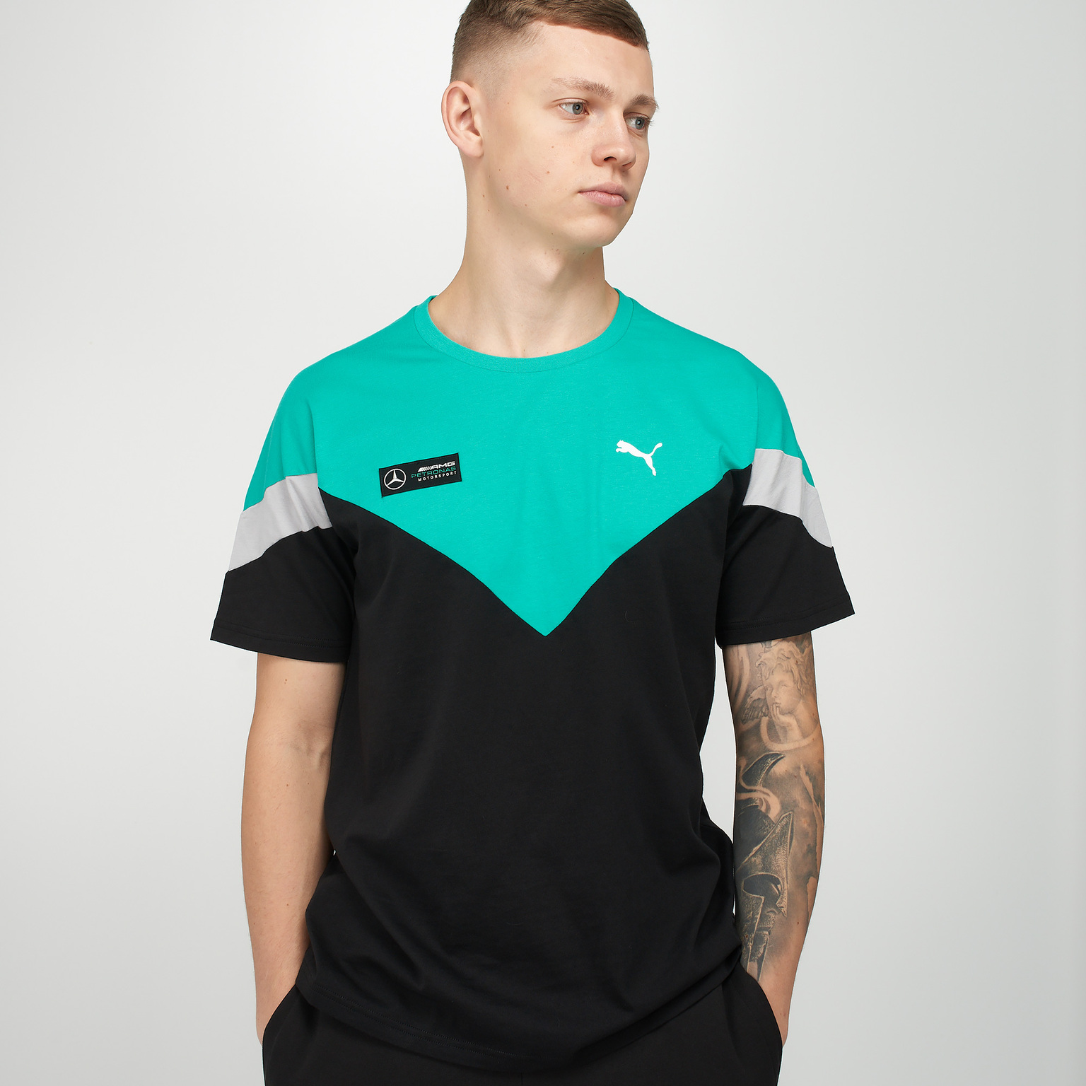Футболка хлопковая Puma Mercedes 59859501