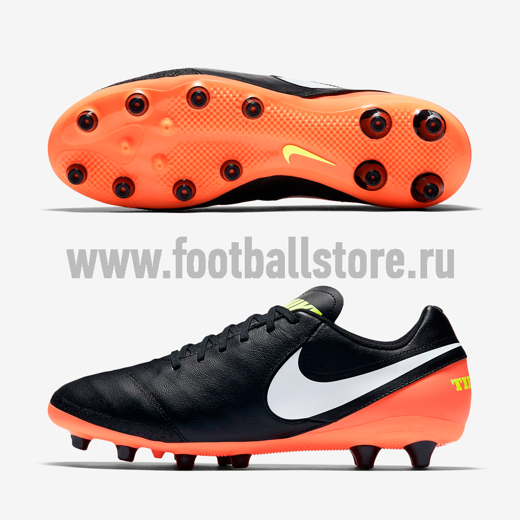 Бутсы Nike Tiempo Genio II Leather AG-Pro 844399-018 