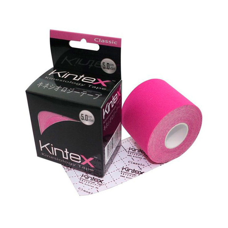 Тейп Kintex, classic, розовый, 5см х 5м