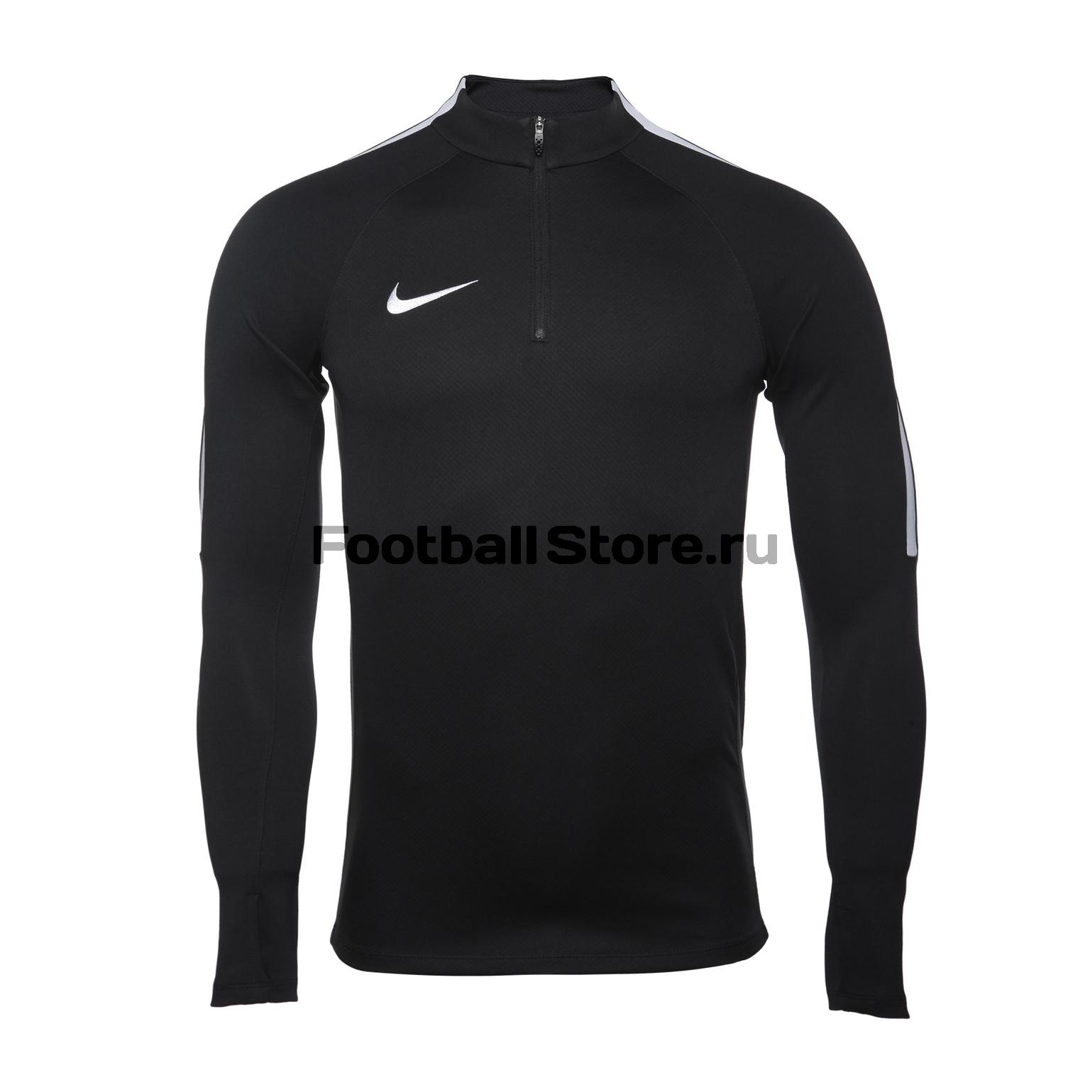 Свитер тренировочный M NK Dry SQD17 Dril Top LS 831569-010 – купить в интернет магазине footballstore, цена, фото