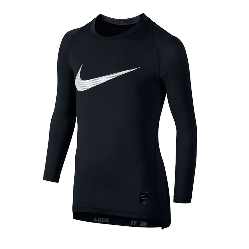 Белье футболка подростковая Nike Cool HBR Comp LS YTH 726460-010