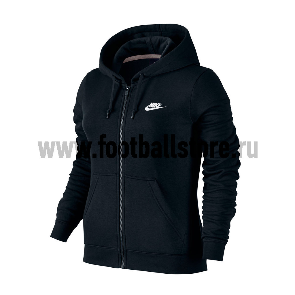 Толстовка женская Nike W NSW Hoodie FZ FLC 803638-010