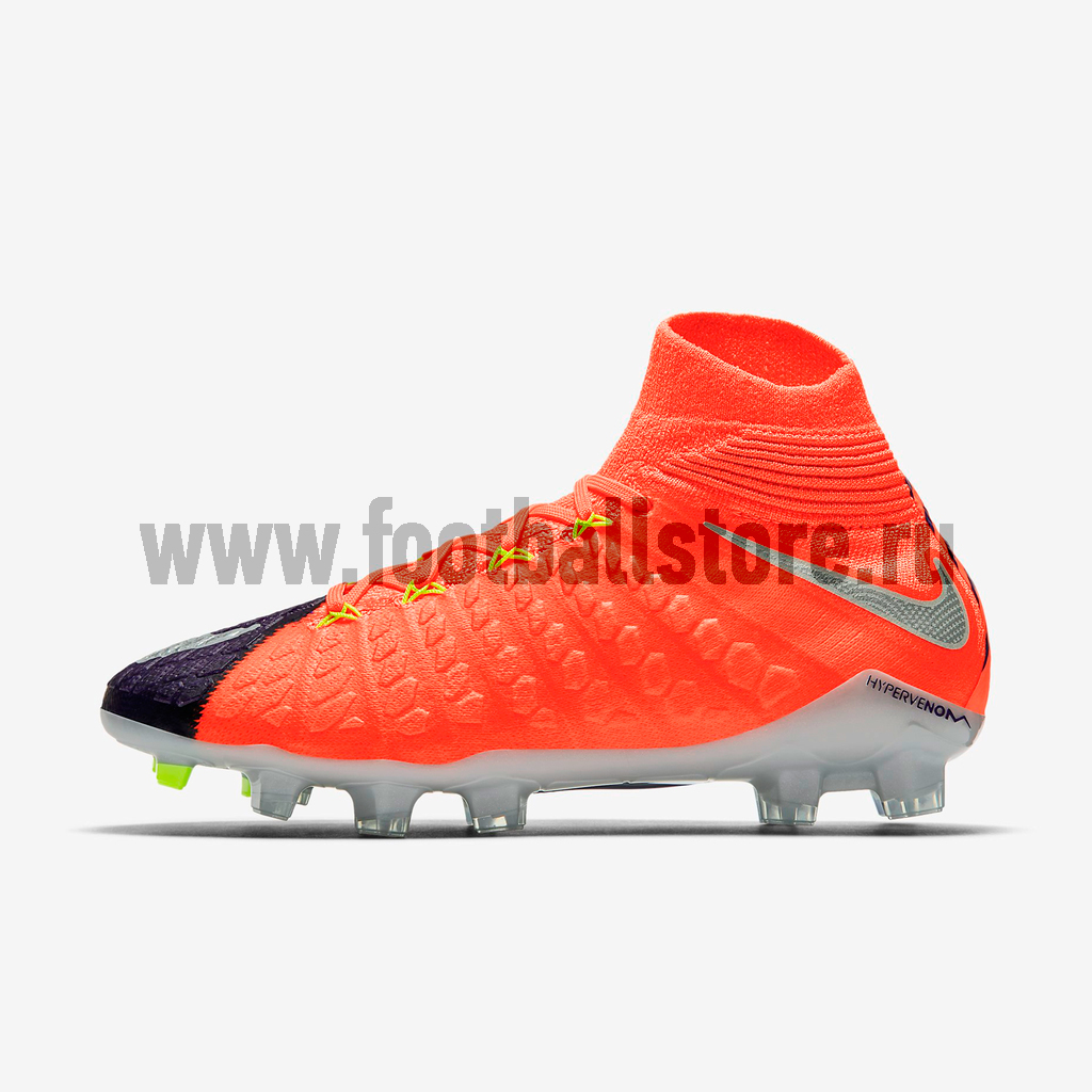 Бутсы Nike JR Hypervenom Phantom 3 DF FG 882087-409 