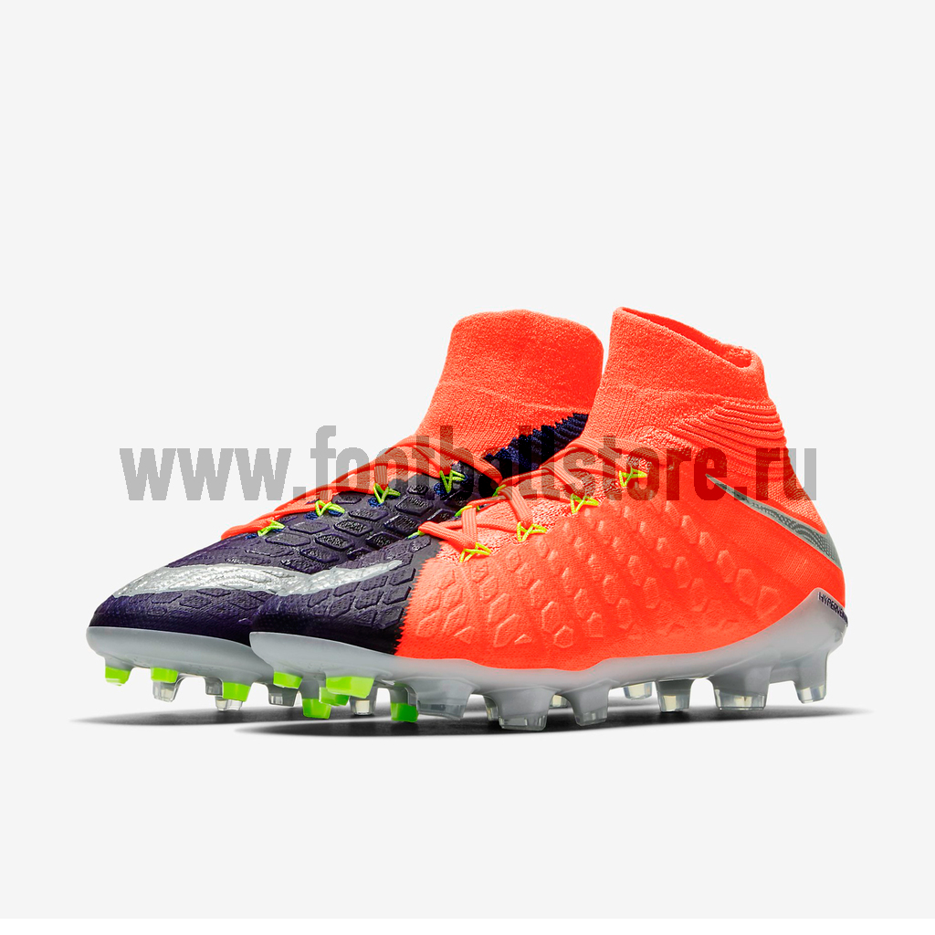 Бутсы Nike JR Hypervenom Phantom 3 DF FG 882087-409 