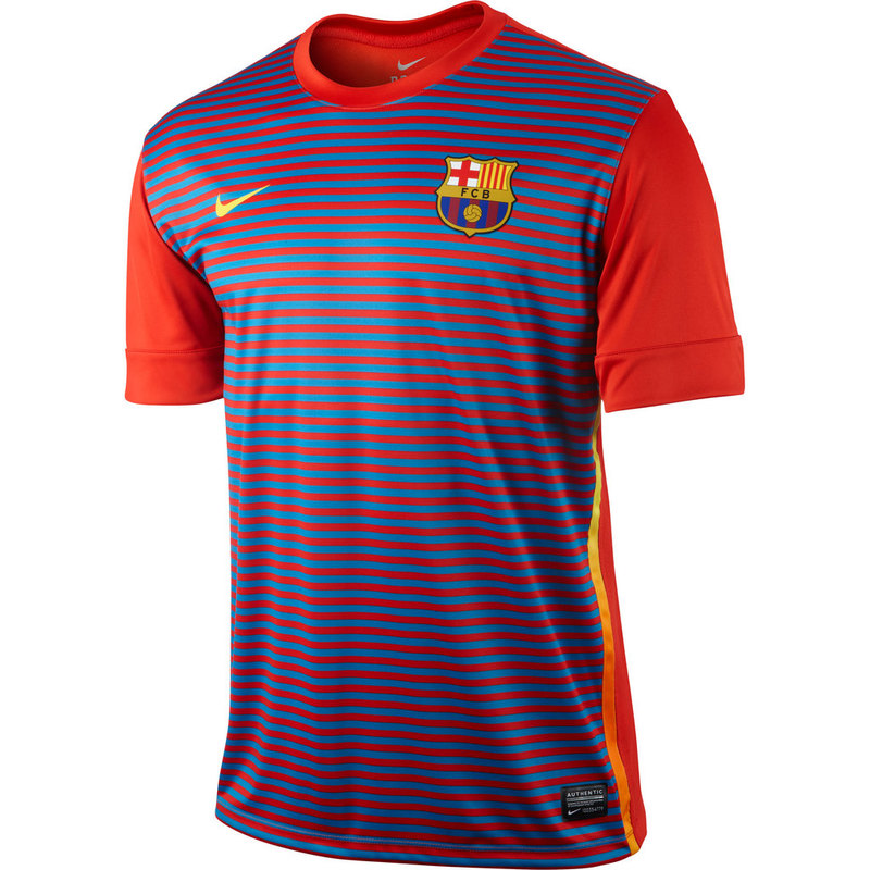 Майка тренировочная Nike Barcelona ss prematch 477736-603