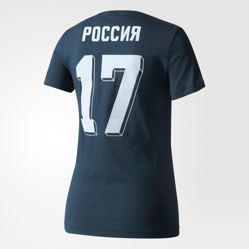 Футболка женская Adidas "Россия" AZ3790