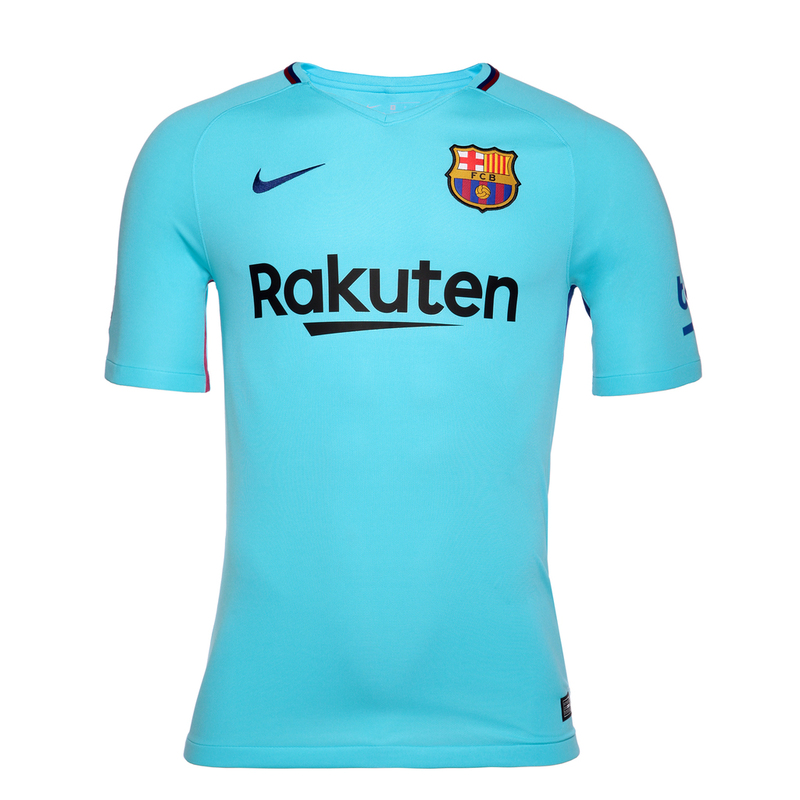 Выездная игровая футболка Nike Barcelona Stadium 2017/18