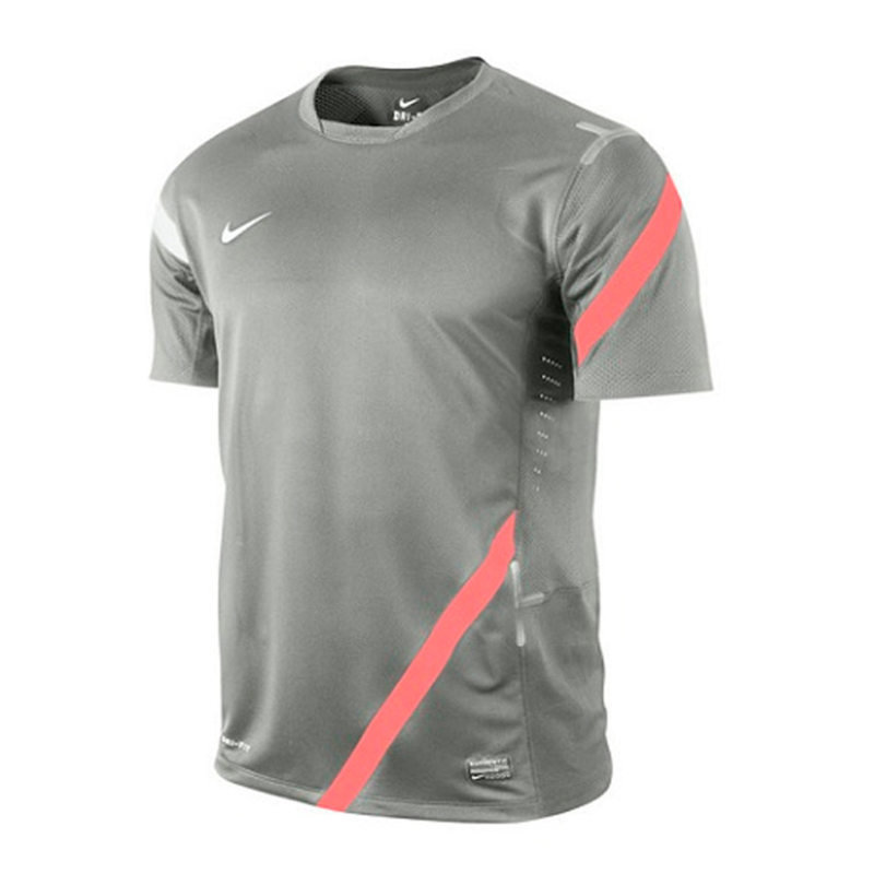 Майка тренировочная Nike ss training top, серый