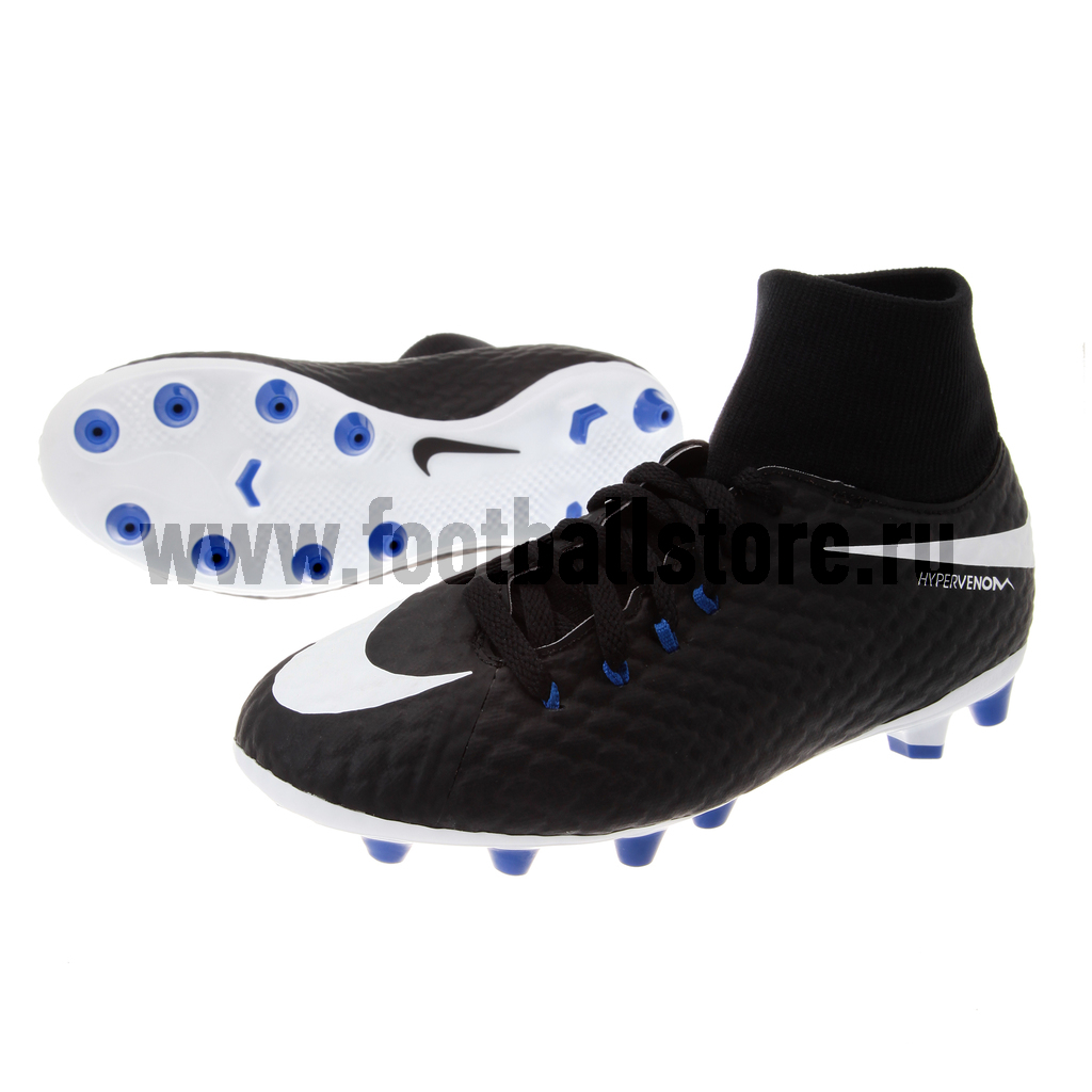 Бутсы Nike JR Hypervenom Phelon 3 DF AG-Pro 917770-002