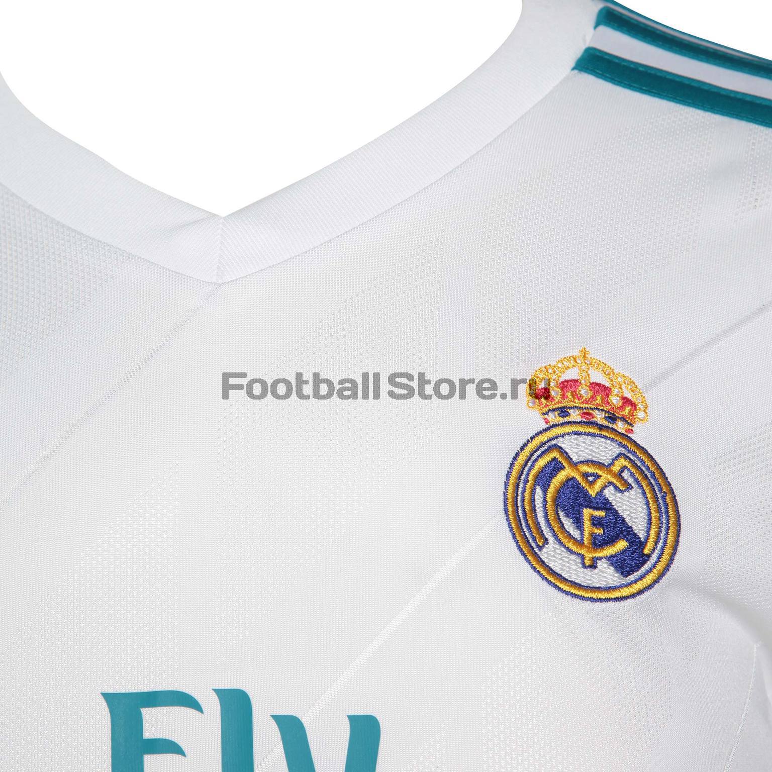 Футболка домашняя подростковая Adidas Real Madrid 2017/18