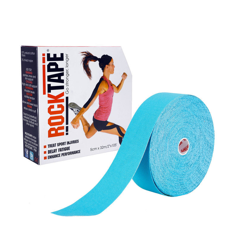 Тейп RockTape Bulk, 5см x 32м, голубой