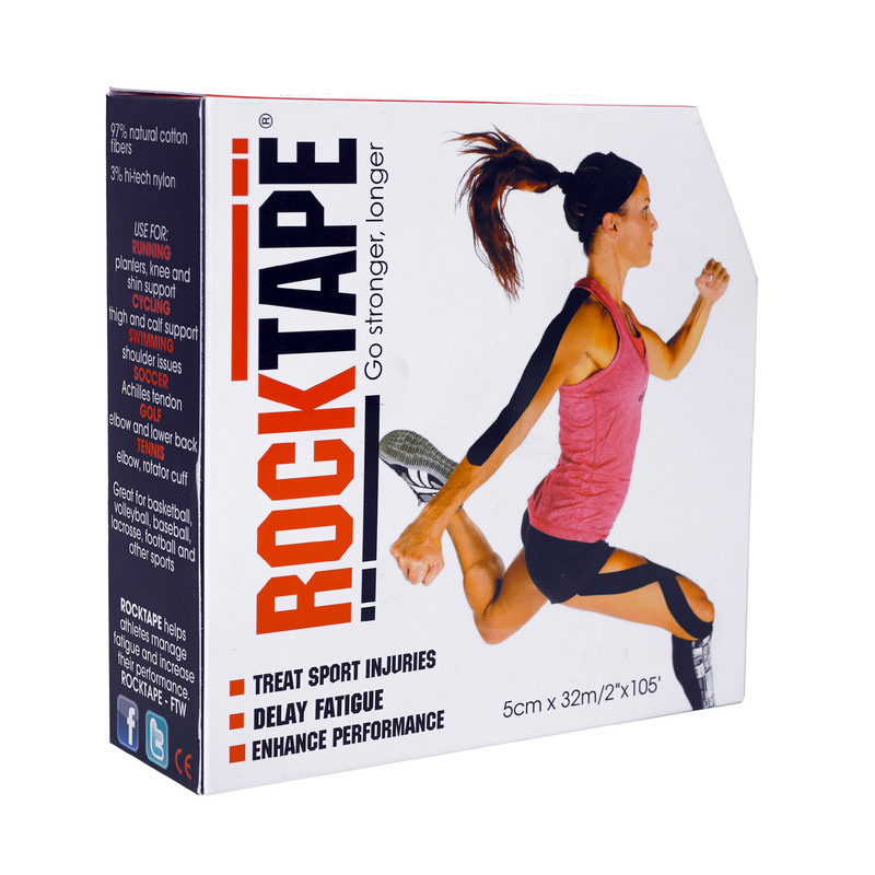 Тейп RockTape Bulk, 5см x 32м, голубой