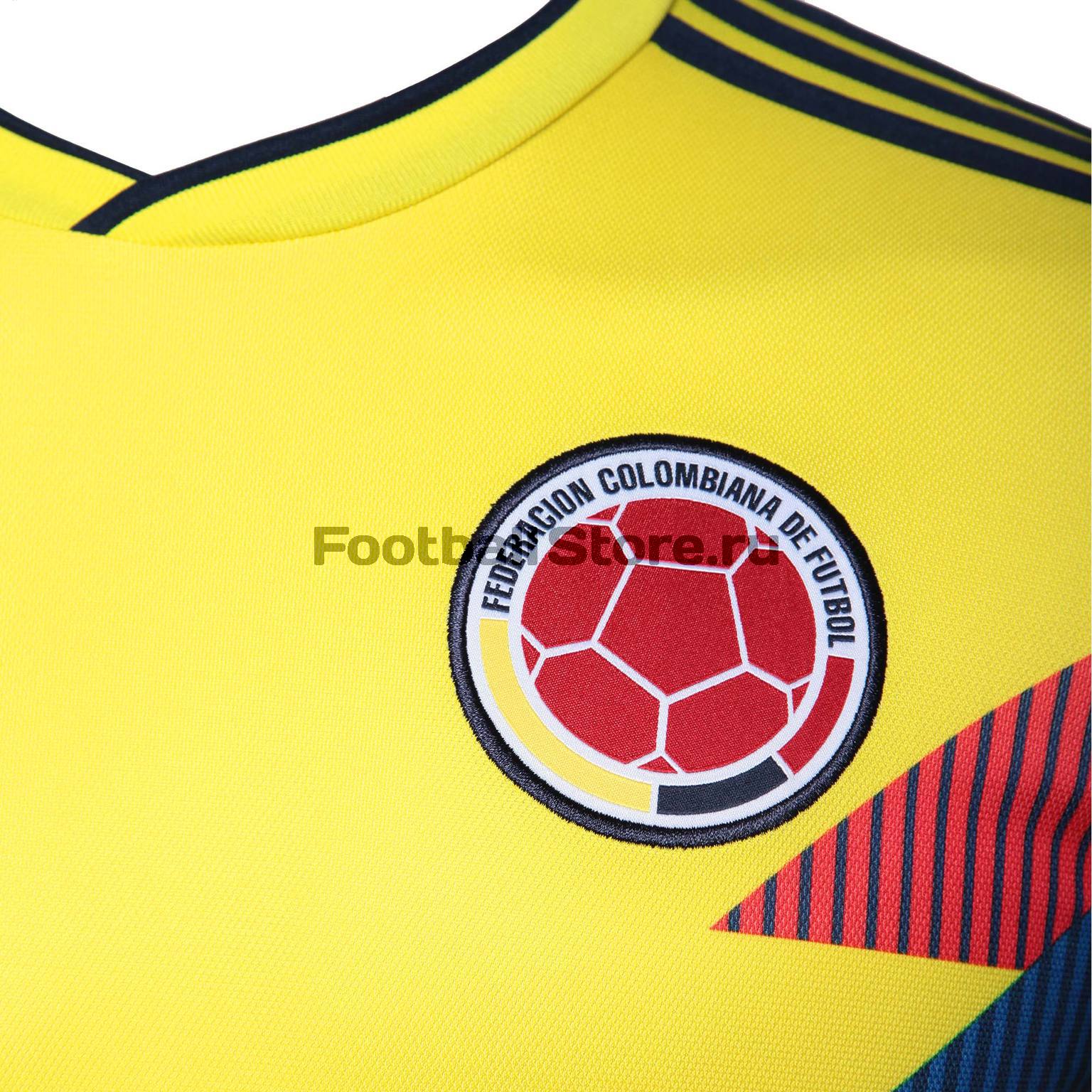 Футболка домашняя Adidas сборной Колумбии CW1526