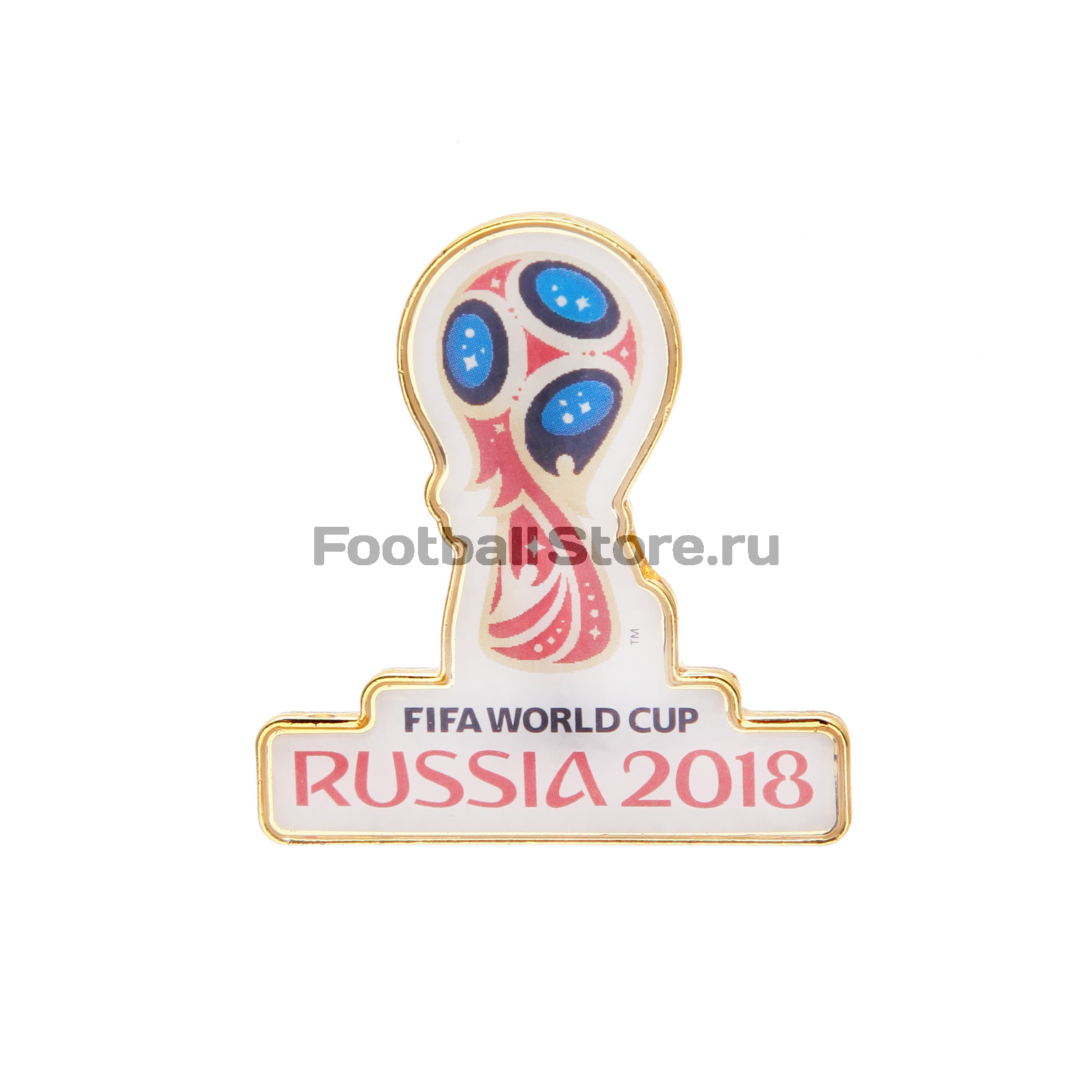 Значок «Эмблема ЧМ-2018» FIFA смола/4см