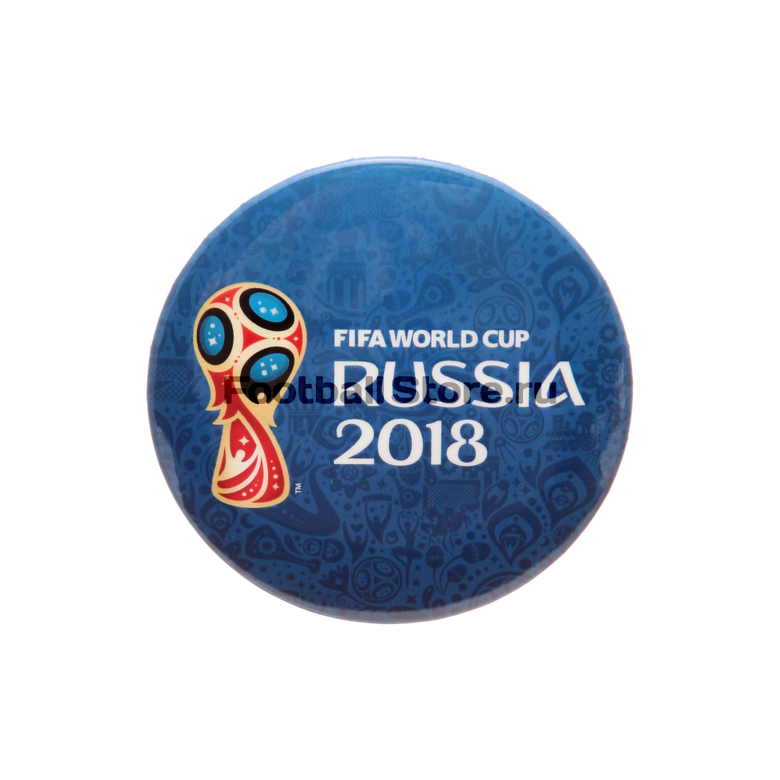 Значок круглый «Эмблема-1» FIFA-2018 УТ-0088 
