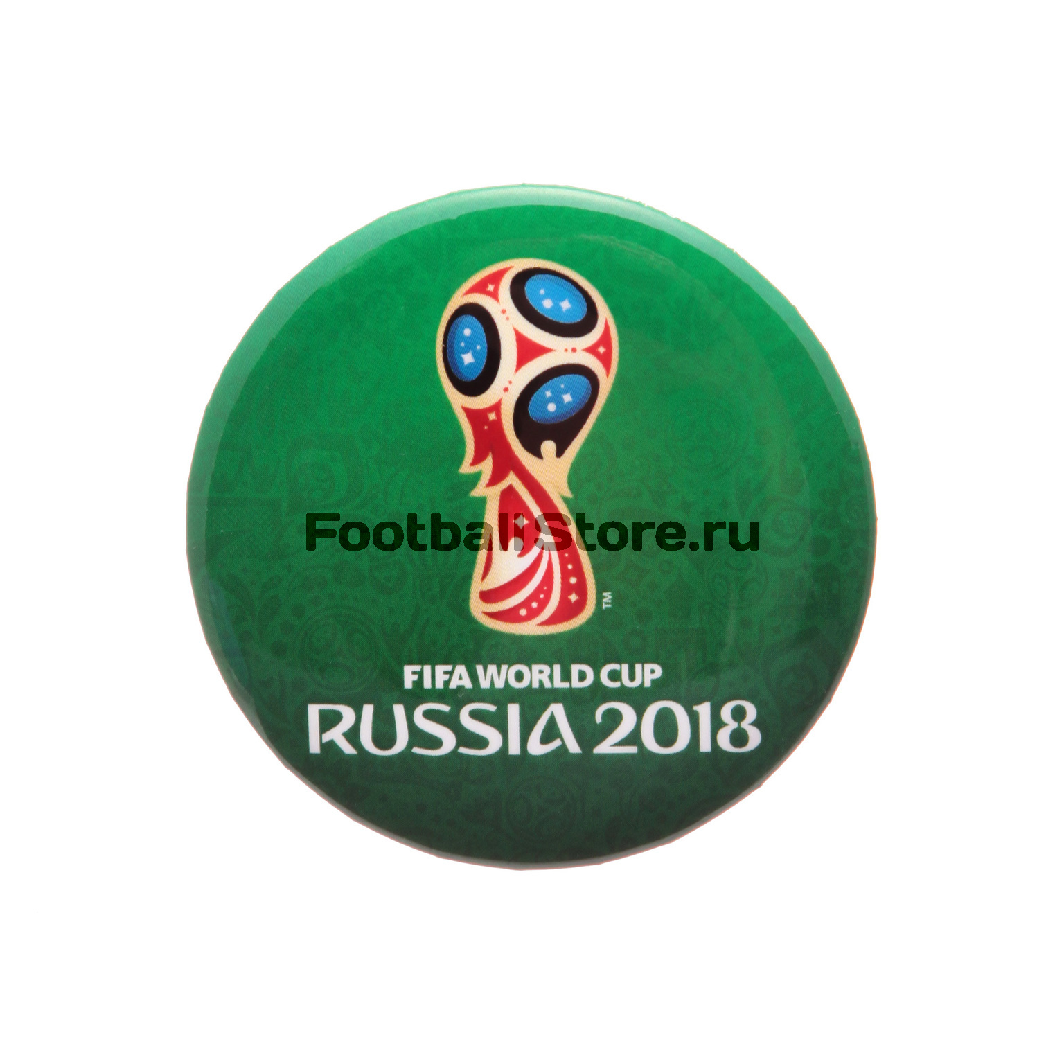 Значок круглый «Эмблема-2» FIFA-2018 УТ-0071