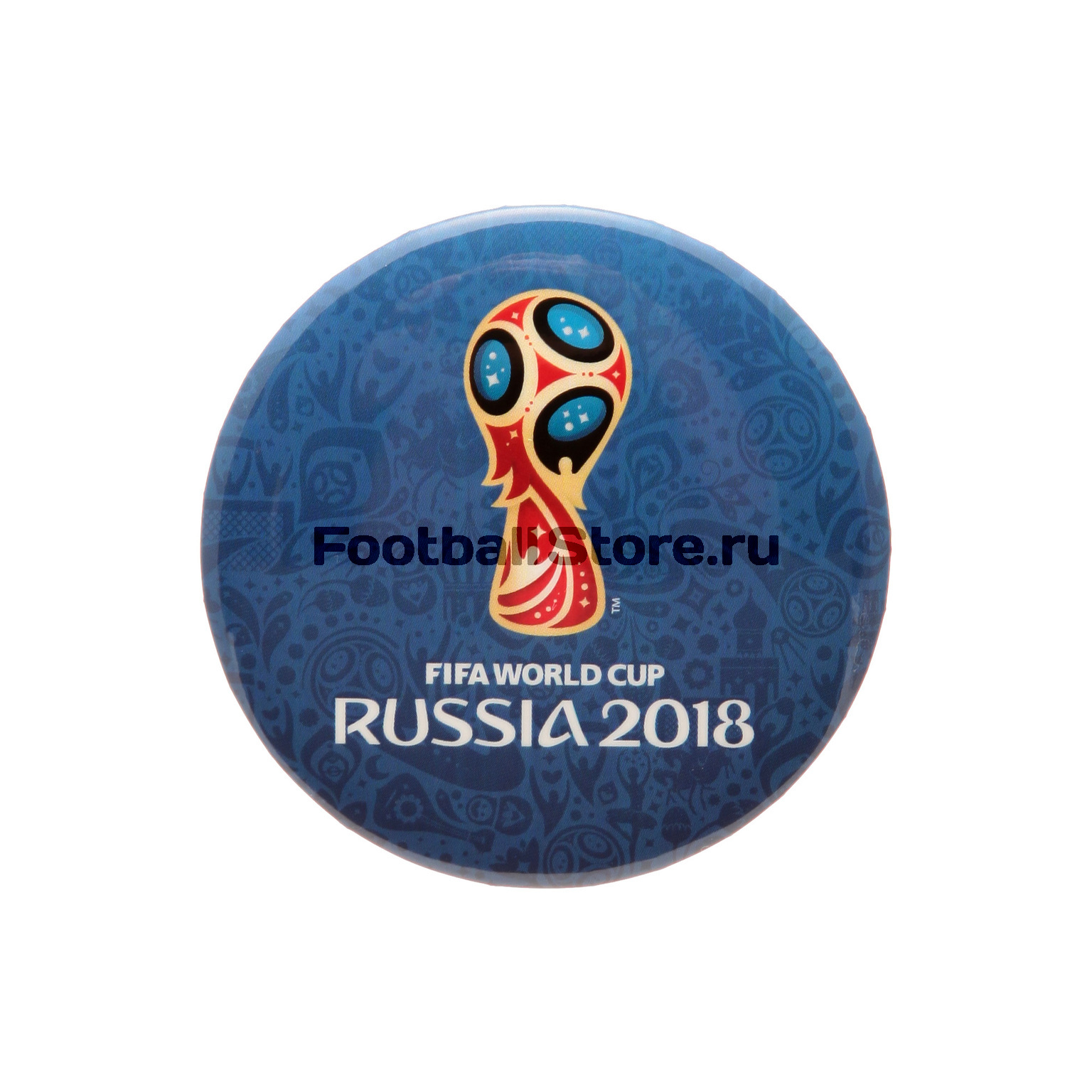 Значок круглый «Эмблема-2» FIFA-2018 УТ-0090 