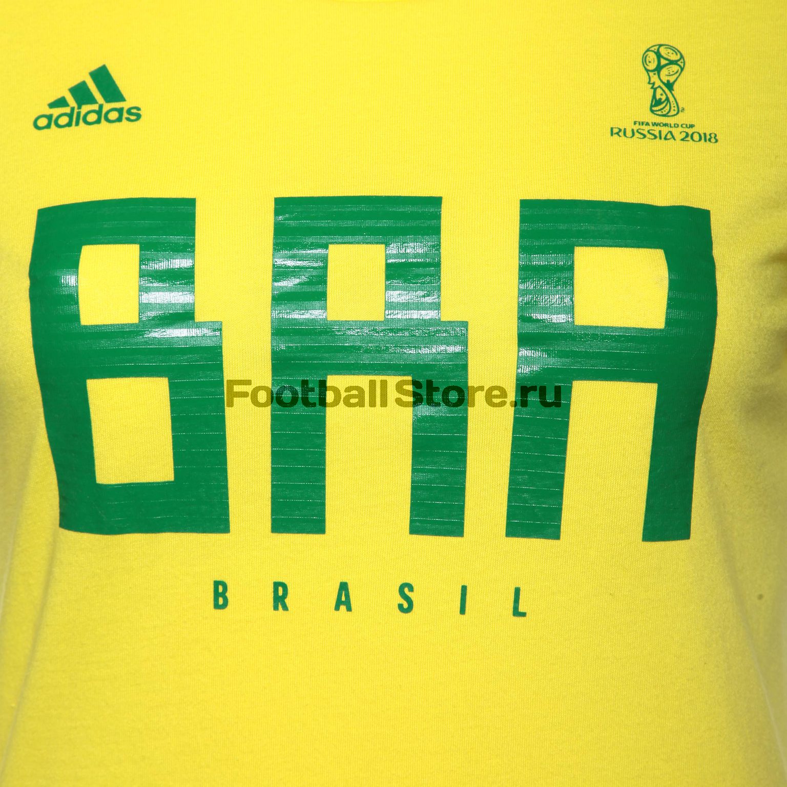 Футболка женская Adidas сборной Бразилии CW2076
