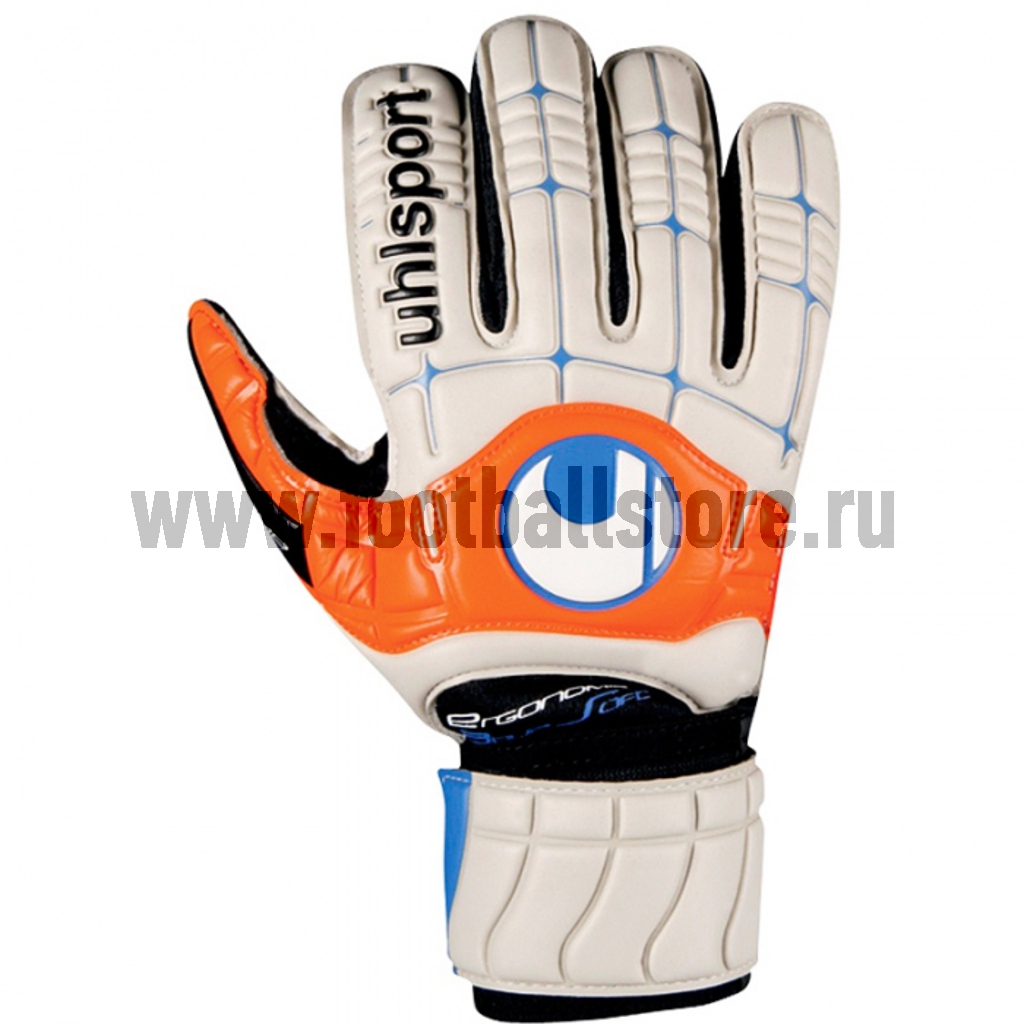 Вратарские перчатки UHLSport ergonomic aquasoft bionic