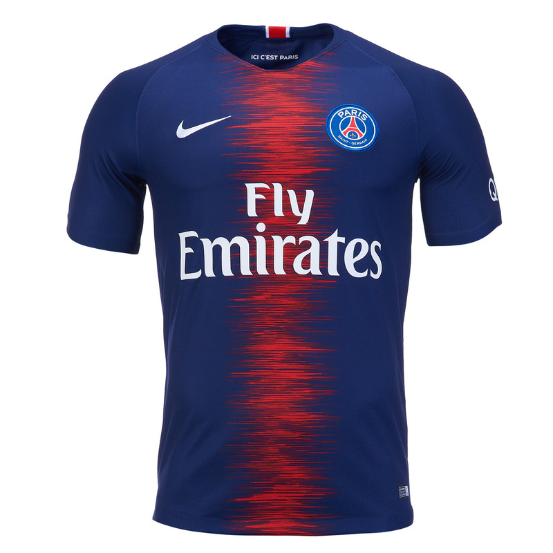 Футболка игровая домашняя Nike ПСЖ 2018/19