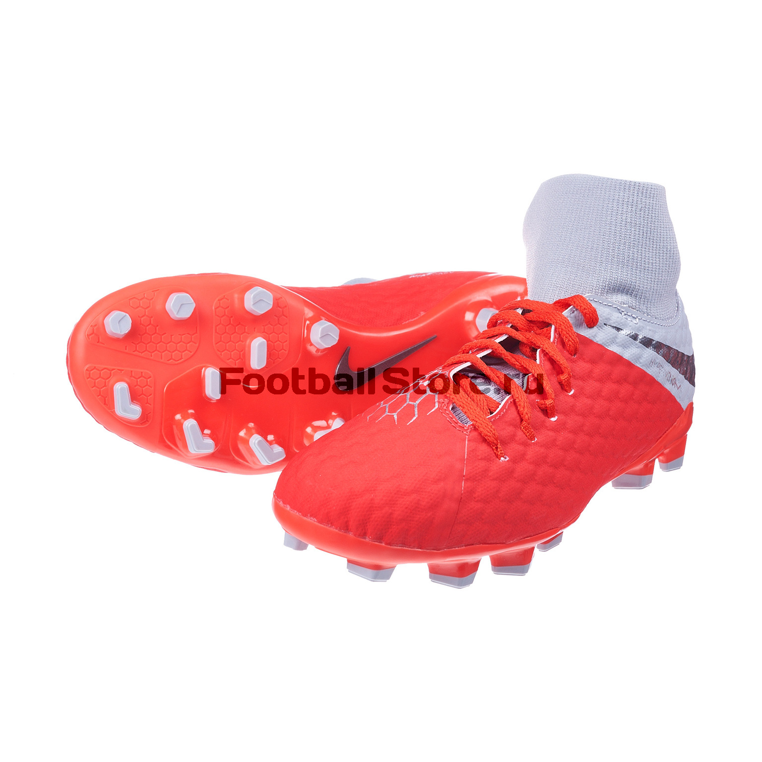 Бутсы детские Nike Hypervenom 3 Academy DF FG AH7287-600