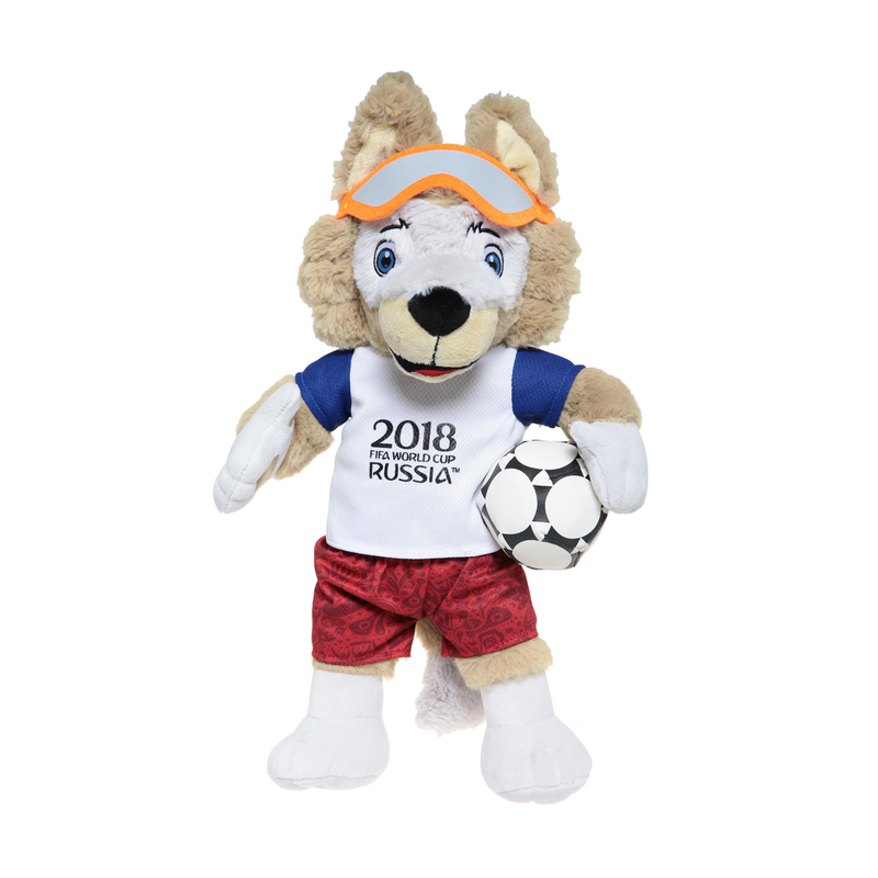 Игрушка мягкая "Волк Забивака" FIFA 2018 (40 см)