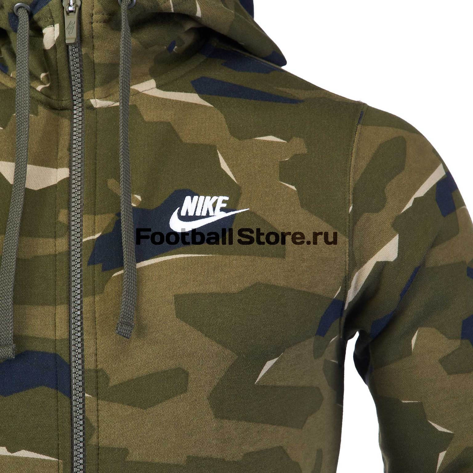 Толстовка Nike Club Camo Hoodie AQ0596-325