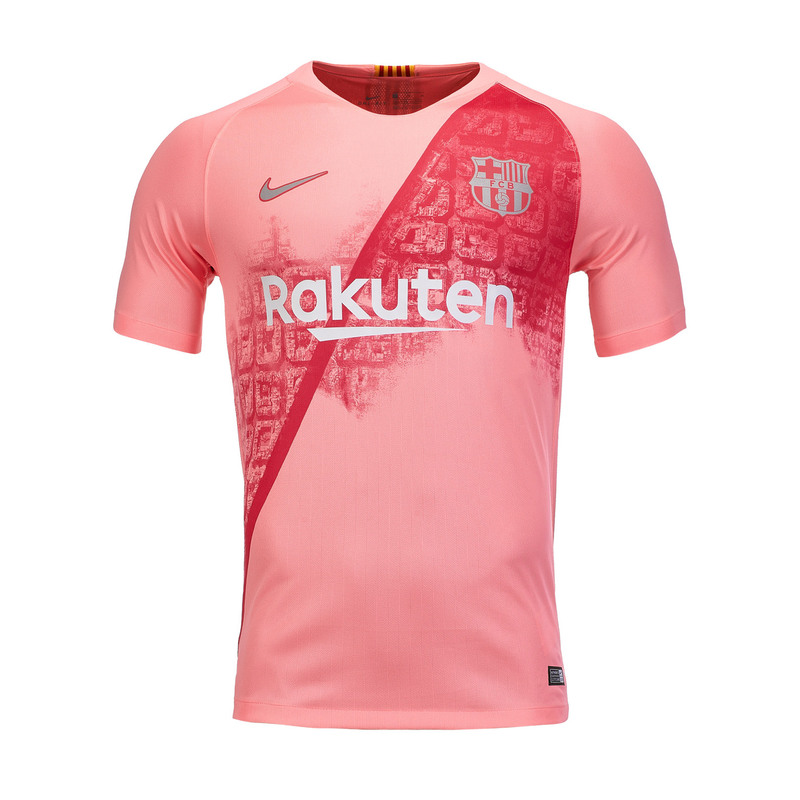 Футболка подростковая резервная Nike Barcelona 2018/19