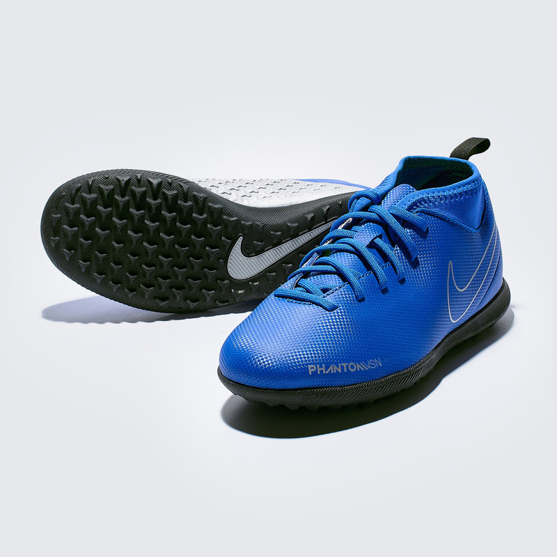 Шиповки детские Nike Phantom Vision Club DF TF AO3294-400