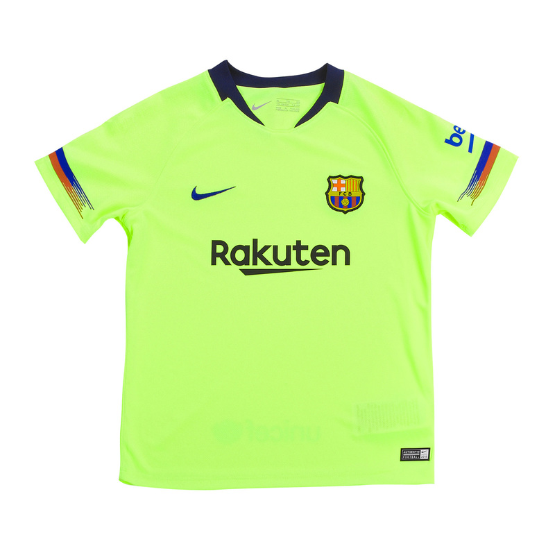 Комплект детской формы Nike Barcelona Away 2018/19