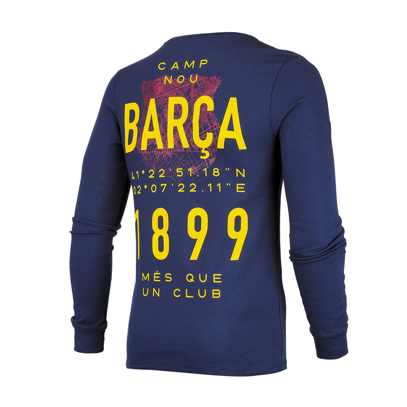 Футболка с длинным рукавом Nike Barcelona Tee Squad AA5706-451