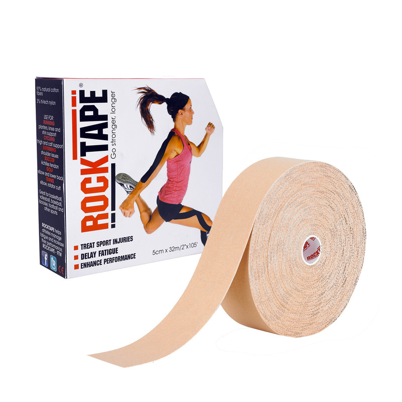 Тейп Rocktape Bulk, 5см x 32м, телесный