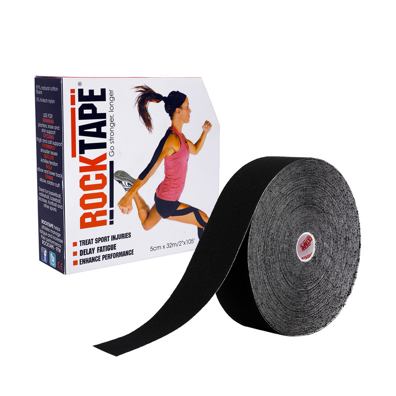 Тейп Rocktape Bulk, 5см x 32м, черный