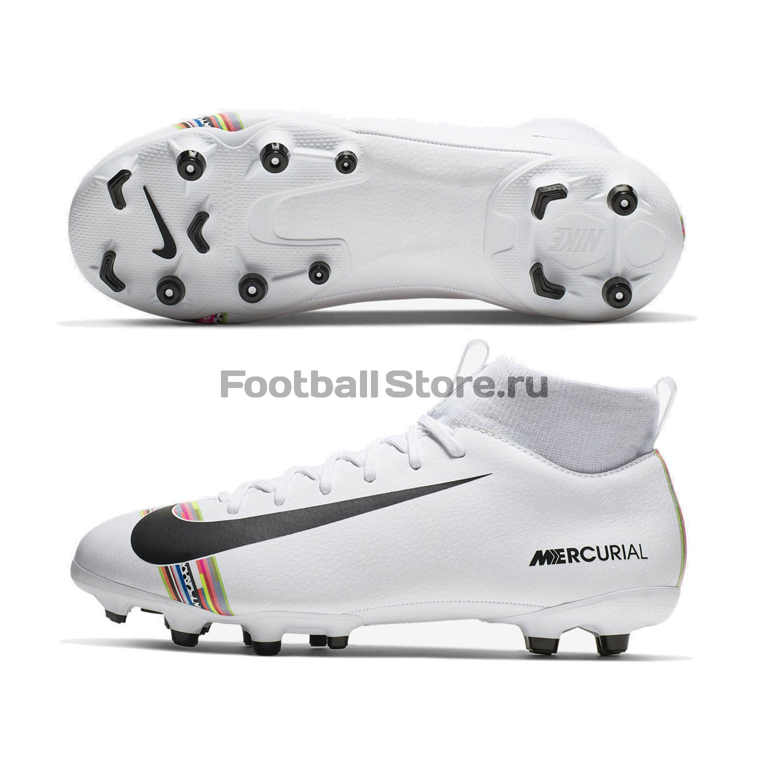 Бутсы детские Nike Superfly 6 Academy GS CR7 FG/MG AJ3111-109