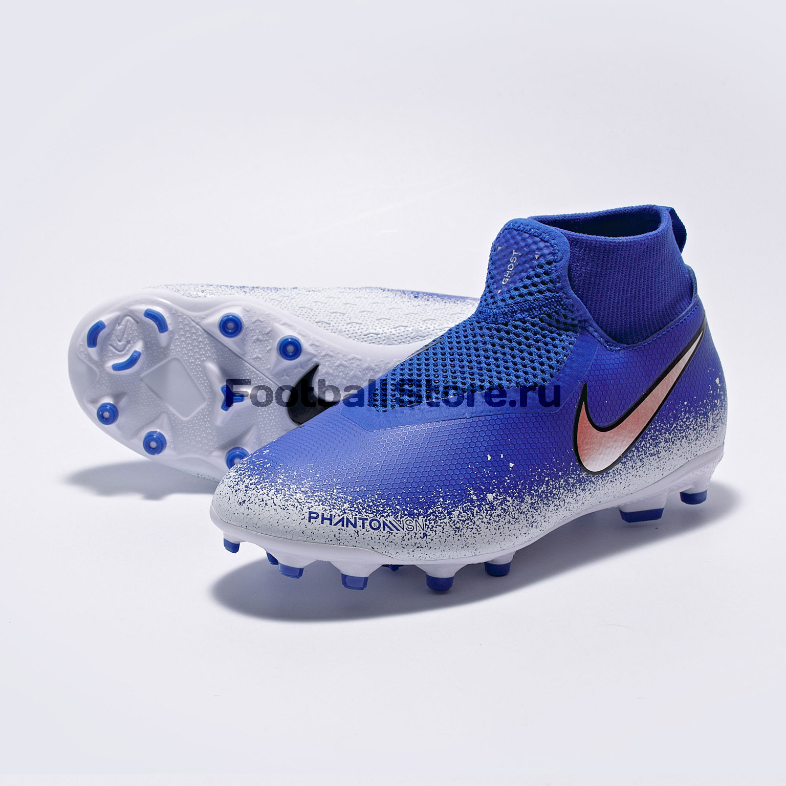 Бутсы детские Nike Phantom Vision Academy DF FG/MG AO3287-410