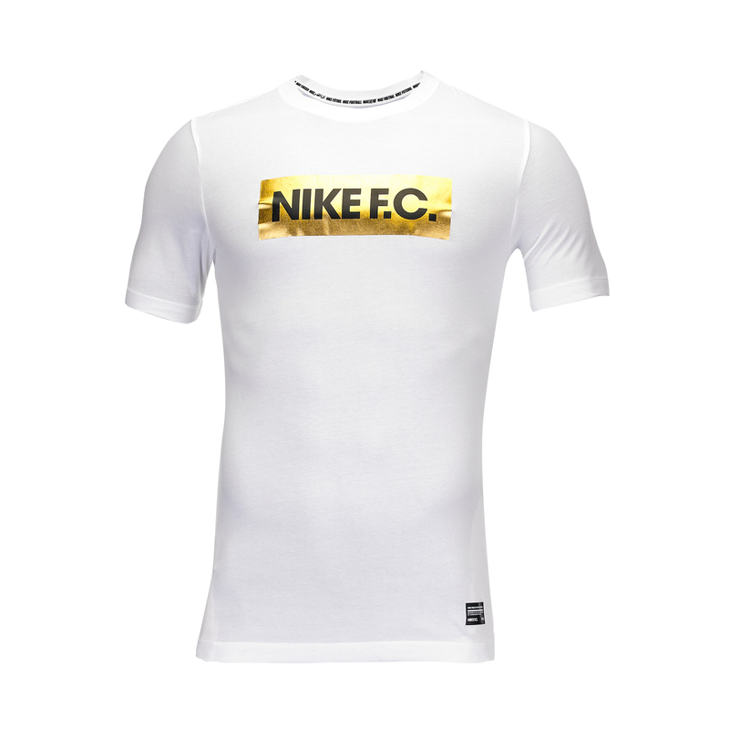Футболка хлопковая Nike F.C. Dry Gold Block BQ8117-100