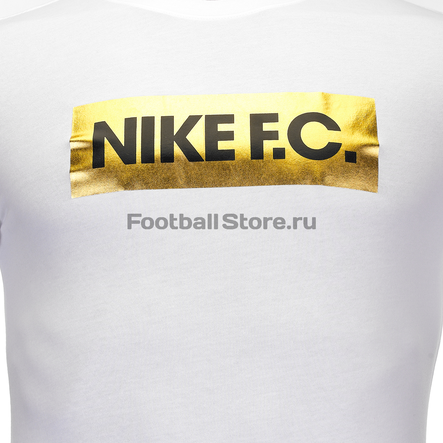 Футболка хлопковая Nike F.C. Dry Gold Block BQ8117-100