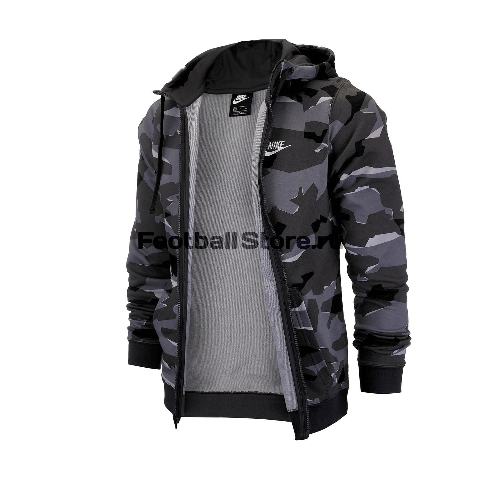 Толстовка Nike Club Camo Hoodie AQ0596-065