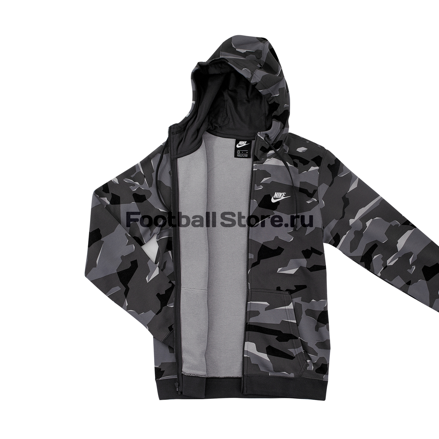 Толстовка Nike Club Camo Hoodie AQ0596-065