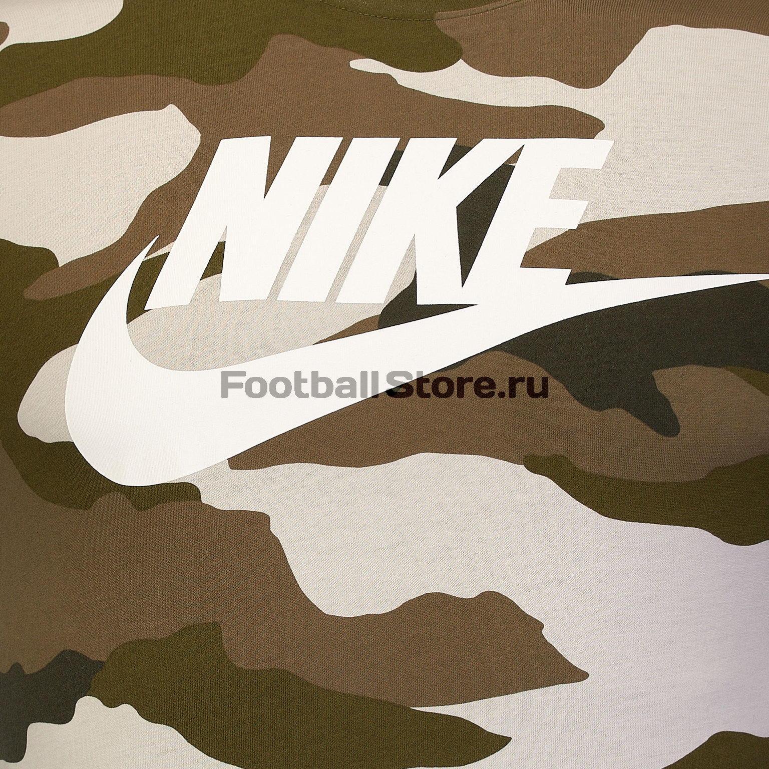 Футболка хлопковая Nike Tee Camo BV7674-072
