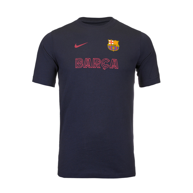 Футболка подростковая хлопковая Nike Barcelona BQ0730-475