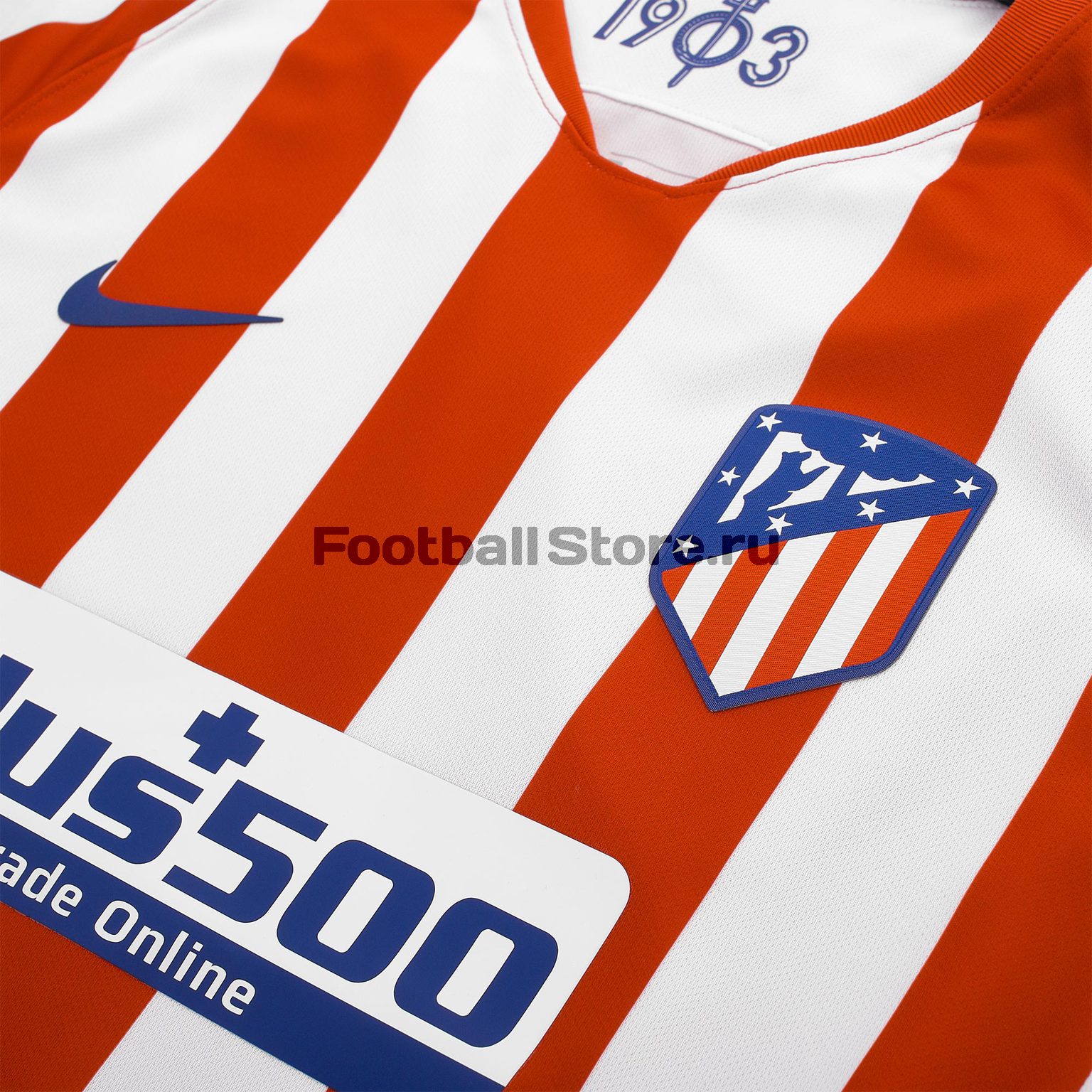 Футболка домашняя игровая Nike Atletico Madrid 2019/20