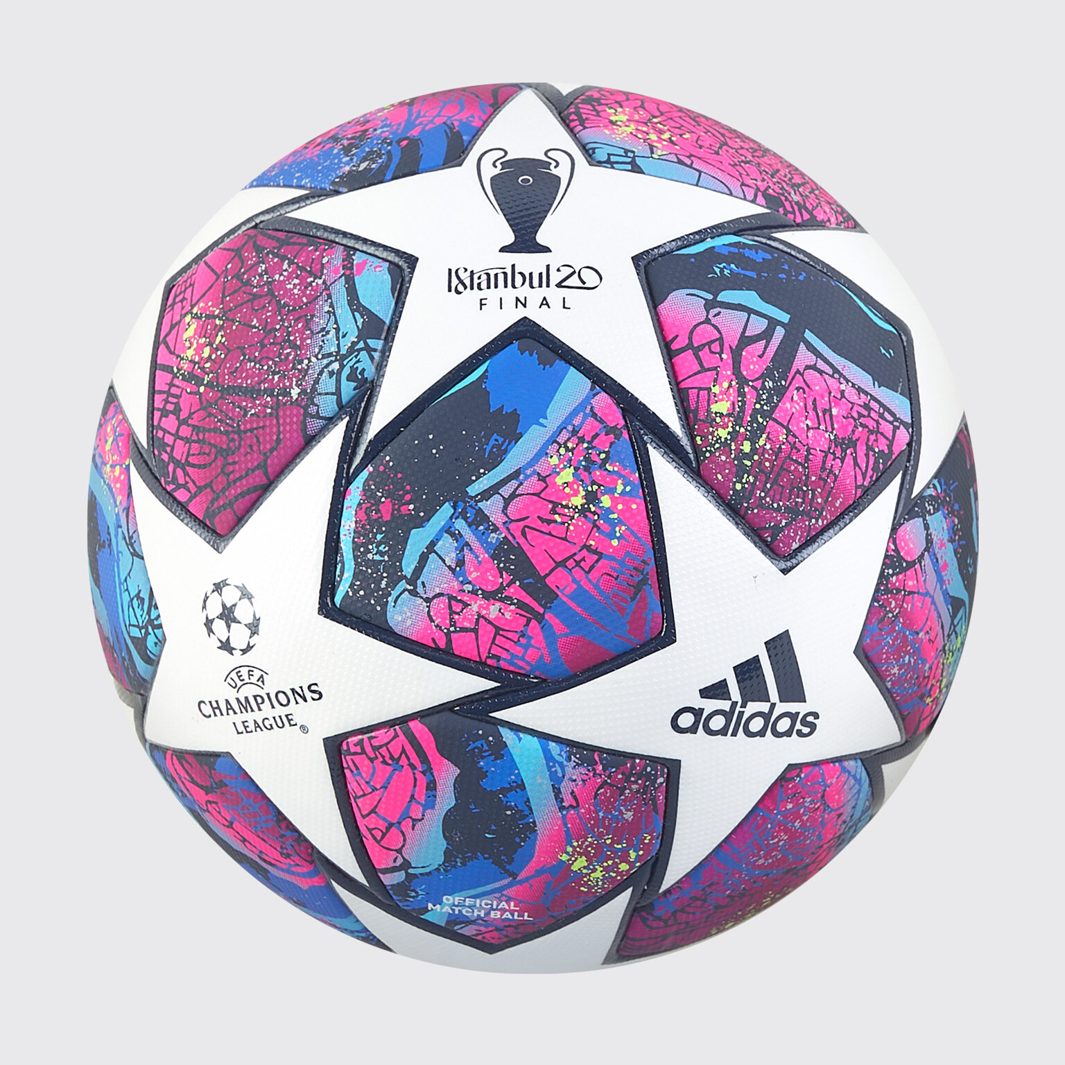 Официальный футбольный мяч Adidas Istanbul Лиги Чемпионов 2020