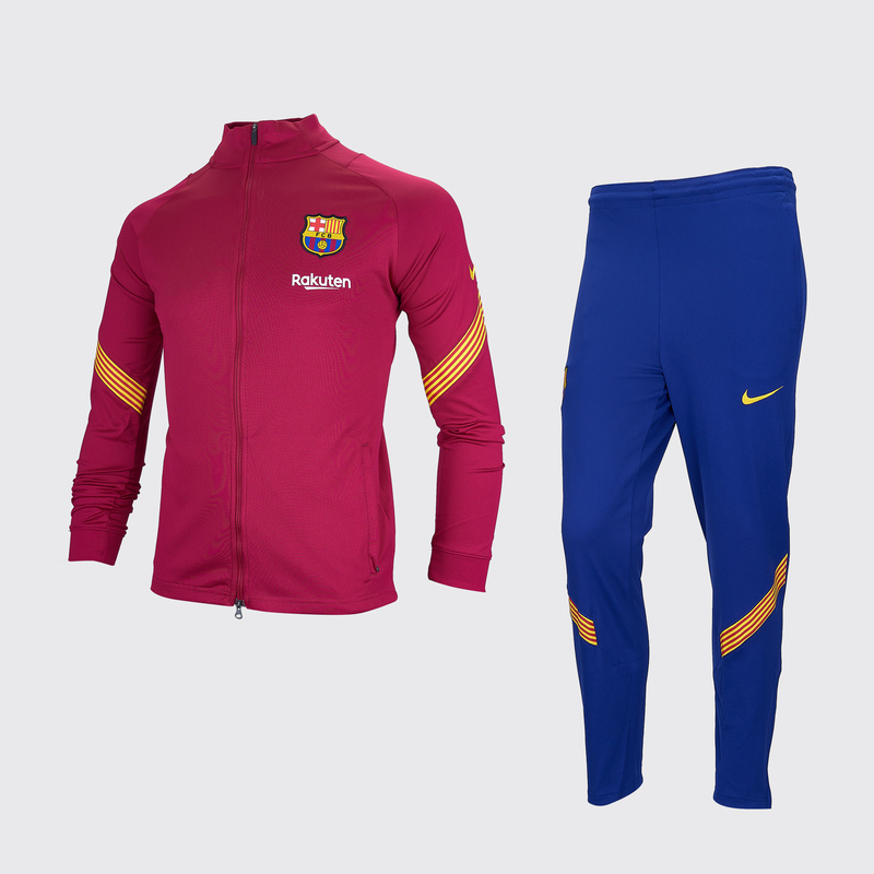 Спортивный подростковый костюм Nike Barcelona сезон 2020/21