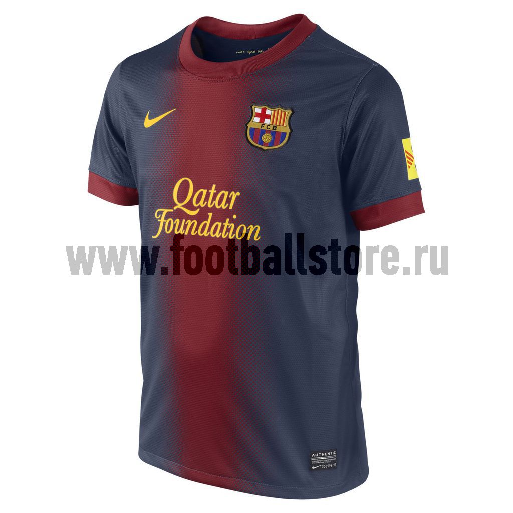 Футболка Nike Barcelona Boys SS Home Repl JSY 478313-410