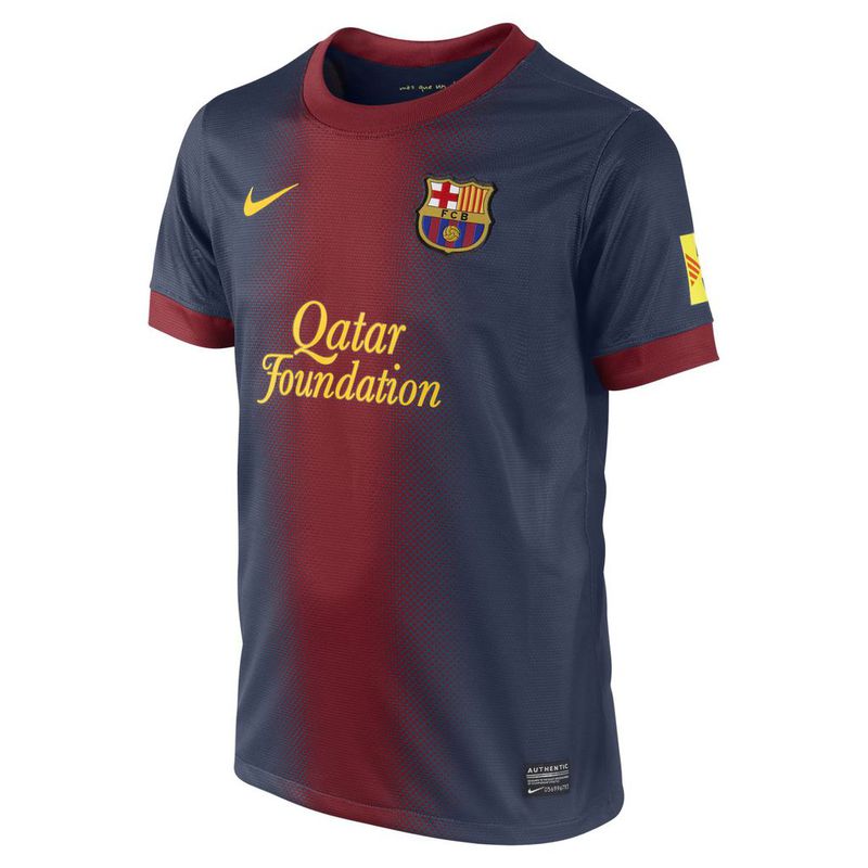 Футболка Nike Barcelona Boys SS Home Repl JSY 478313-410