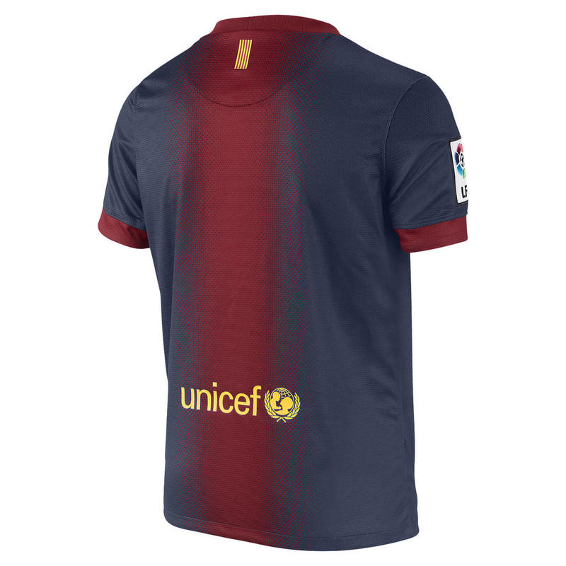 Футболка Nike Barcelona Boys SS Home Repl JSY 478313-410