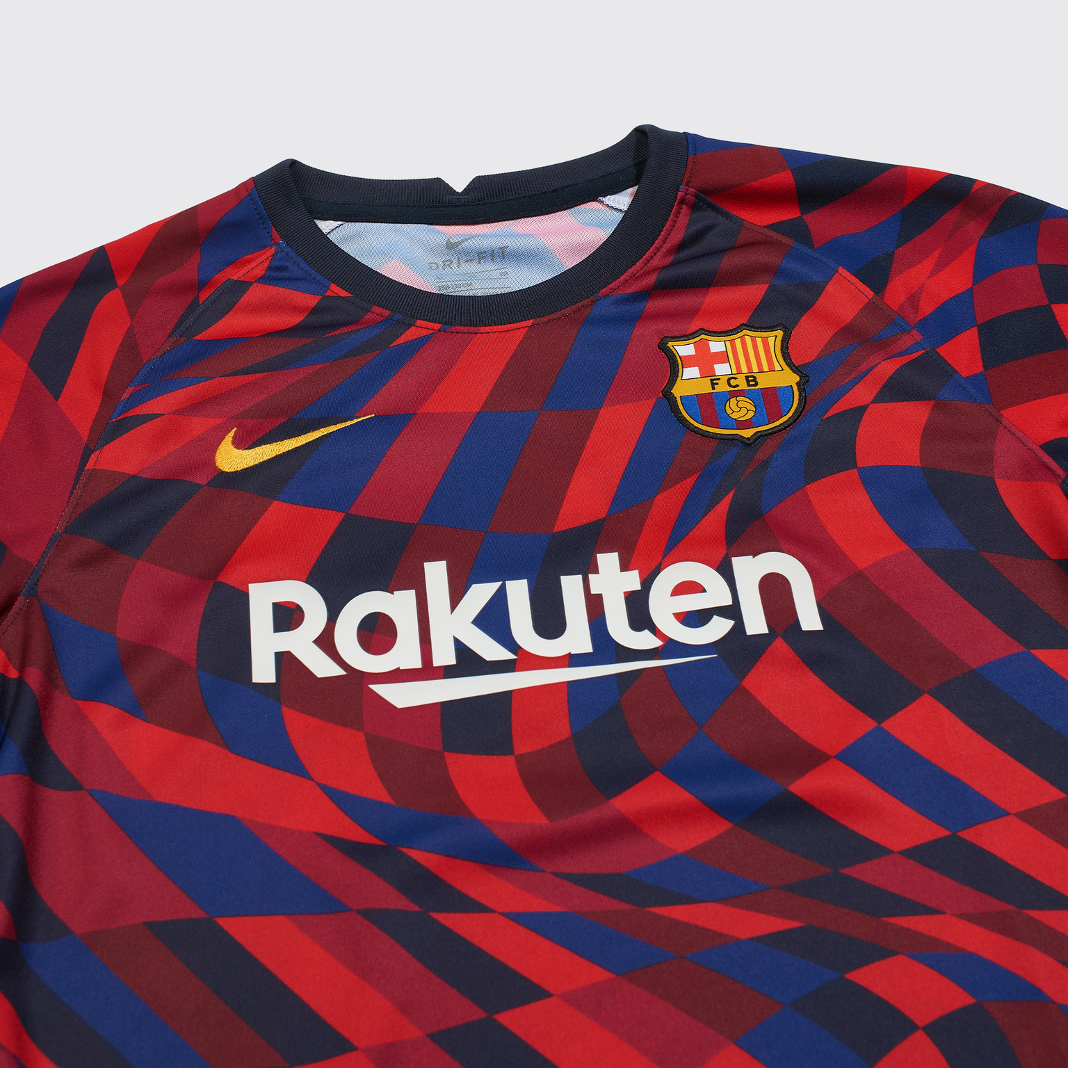 Футболка предыгровая подростковая Nike Barcelona сезон 2020/21