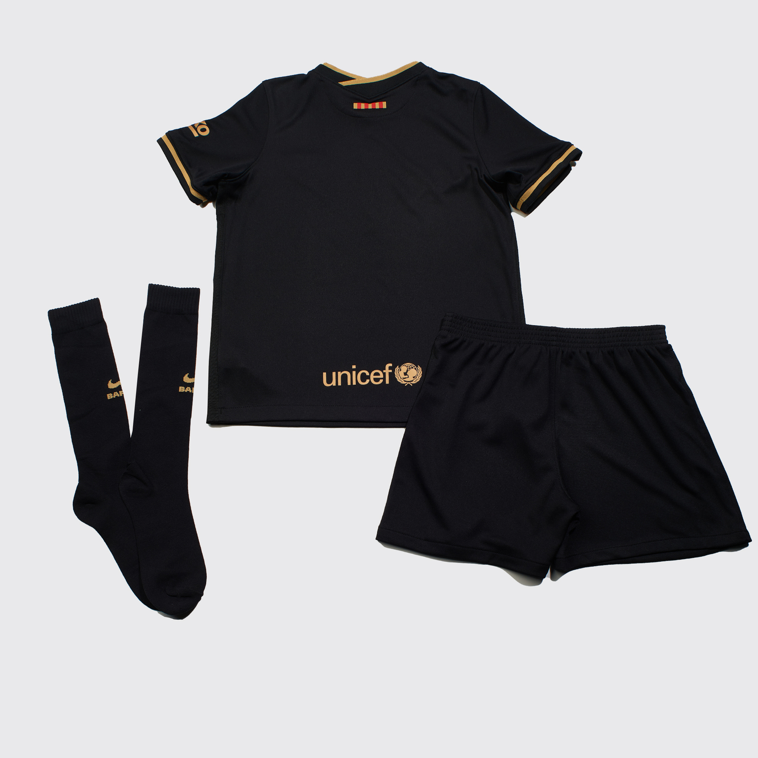 Комплект детской формы Nike Barcelona сезон 2020/21