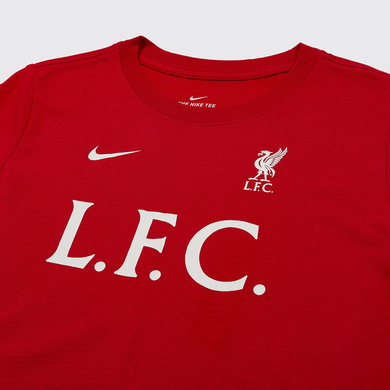 Футболка подростковая хлопковая Nike Liverpool сезон 2020/21
